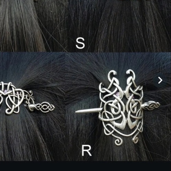 Metal Celtic hair clip LAST ONE ☝️ - Picture 5 of 9